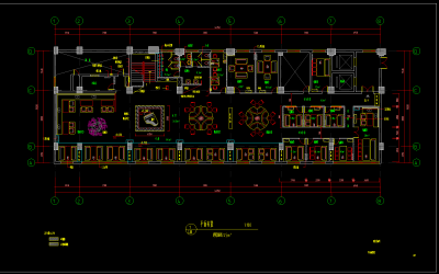 标准型咖啡厅装修CAD图纸，咖啡厅CAD图纸下载
