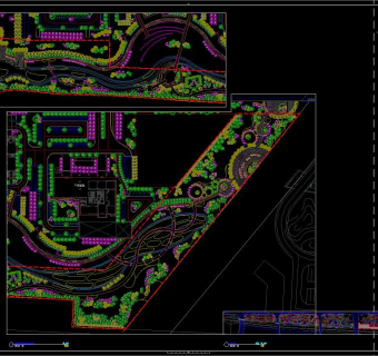 园林景观设计，园林CAD设计施工方案