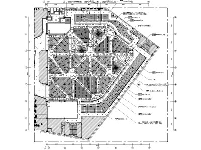 3美食广场天<a href=https://www.yitu.cn/sketchup/huayi/index.html target=_blank class=infotextkey>花</a>定位放大图