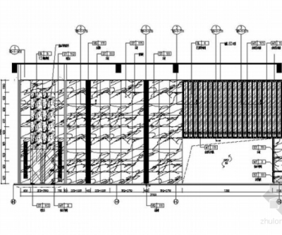 [北京]知名企业现代<a href=https://www.yitu.cn/sketchup/qiche/index.html target=_blank class=infotextkey><a href=https://www.yitu.cn/su/7056.html target=_blank class=infotextkey>汽车</a></a>培训服务中心室<a href=https://www.yitu.cn/su/7634.html target=_blank class=infotextkey>内装</a>修施工图（含方案）大堂立面图 