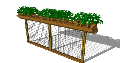 花箱skb模型分享，花箱SU模型下载