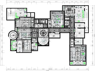 杭州顶级别墅桃花园别墅CAD施工图和高清效果图下载