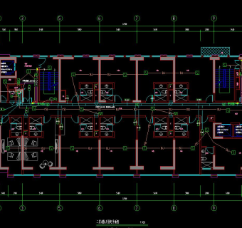 楼公寓强电弱电智能化系统平面CAD图