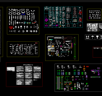 最全家具安装五金CAD图库下载