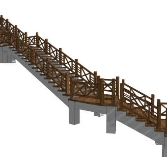现代栈道SU模型，栈道SKB文件下载