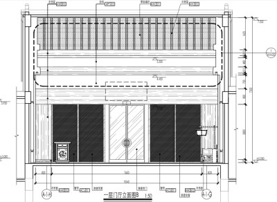 一层门厅立面图（2）