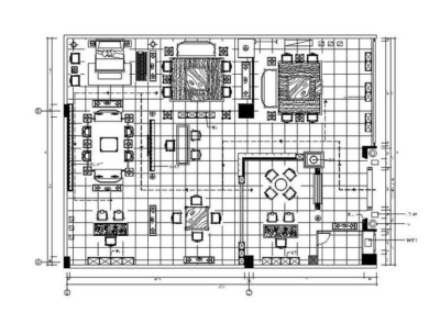 [北京]古香古色中式风<a href=https://www.yitu.cn/sketchup/zhanting/index.html target=_blank class=infotextkey>展厅</a>室内<a href=https://www.yitu.cn/su/7590.html target=_blank class=infotextkey>设计</a><a href=https://www.yitu.cn/su/7392.html target=_blank class=infotextkey>平面</a>图