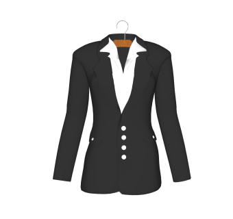 现代衣服草图大师模型，衣服SU模型下载