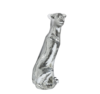 豹子雕塑su模型,摆件草图大师模型下载