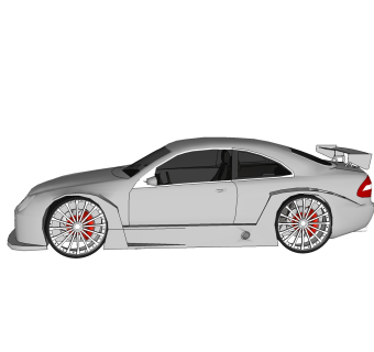 现代汽车免费su模型，现代汽车草图大师模型下载，汽车su素材