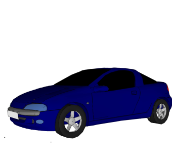 现代汽车免费su模型，现代汽车草图大师模型下载