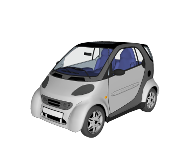 现代汽车免费su模型，现代汽车sketchup模型下载