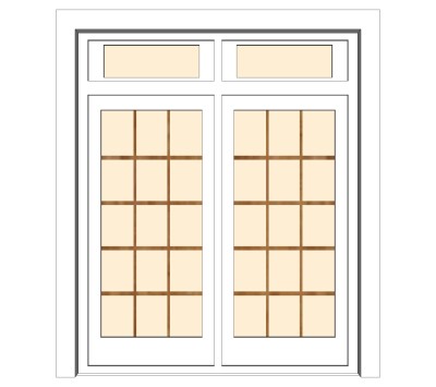 现代入户门草图大师模型，实木门SU模型下载