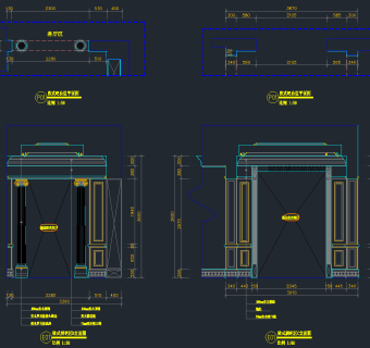 最新室内设计全套CAD模板，家装室内CAD施工图纸下载