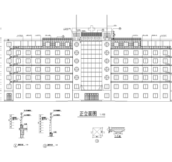 某医院住院部全套施工图CAD图纸下载dwg文件下载