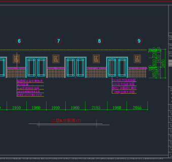 酒楼餐饮装饰施工图，餐饮CAD施工图纸下载