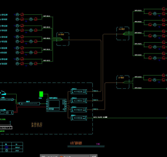 弱电智能化系统图施工图CAD图纸