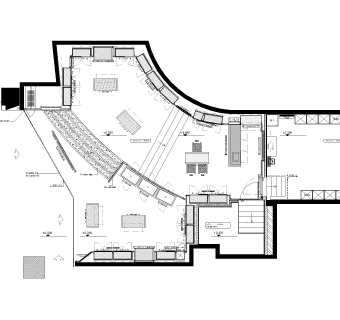 奢侈品店室内装修CAD施工效果方案