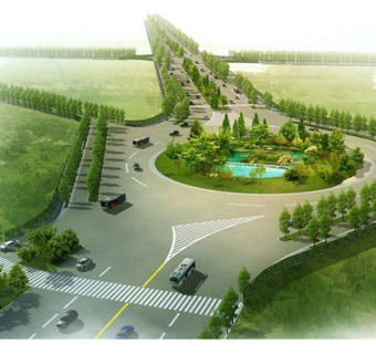 生态区城市道路景观规划设计方案