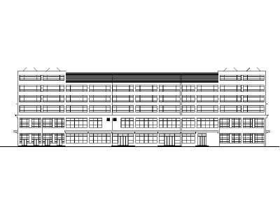 某五层综合超市建筑施工图，超市建筑CAD施工图纸下载