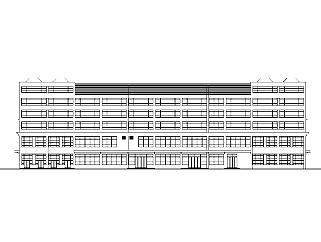 某五层综合超市建筑施工图，超市建筑CAD施工图纸下载