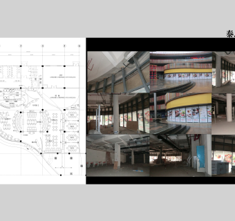 现代餐厅CAD施工图，餐厅CAD建筑图纸免费下载