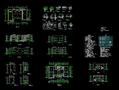 幼儿园平面图施工图，幼儿园cad建筑施工图纸下载