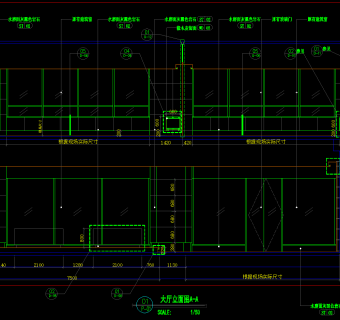 茶馆装修CAD图纸，茶馆CAD平面布置图。
