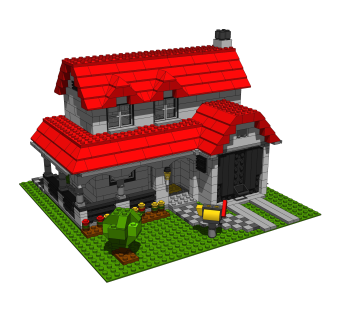 现代积木玩具草图大师模型，玩具su模型下载