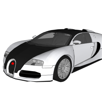 现代跑车免费su模型，现代跑车sketchup模型下载，跑车su素材