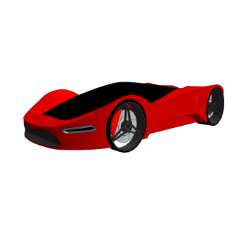 现代跑车免费su模型，现代跑车sketchup模型下载，跑车su素材