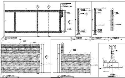 围墙<a href=https://www.yitu.cn/su/7590.html target=_blank class=infotextkey>设计</a>详图