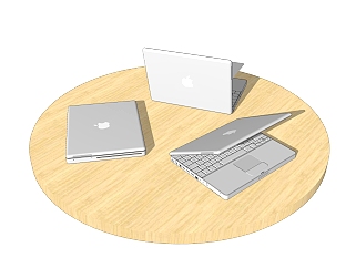 现代笔记本电脑su模型，笔记本电脑草图大师模型下载