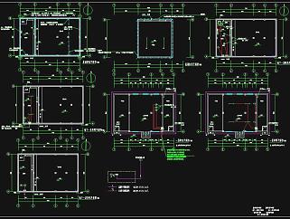 界集鸿润雅居水泵房电气施工图设计施工图CAD图纸