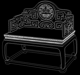 明清中式古典家具之椅子类施工图CAD图纸