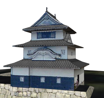 日式城堡草图大师模型下载、日式城堡su模型下载