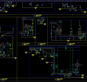 安徽芜湖碧桂园酒店餐饮区--整套施工图纸