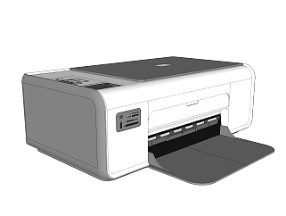 现代<em>打印机</em>su模型，日用电器skb文件下载
