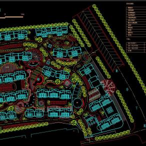 [武汉]某居住小区规划设计方案CAD图纸下载