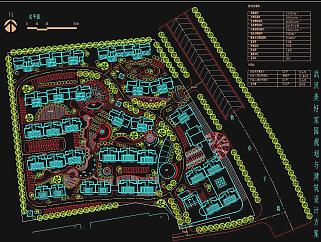 [武汉]某居住小区规划设计方案CAD图纸下载