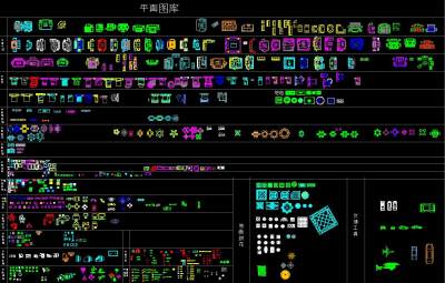 CAD常用图库，家具设计CAD图纸