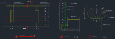 原创栏杆全套详细的CAD图库，栏杆CAD图纸下载