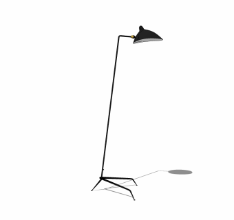 北欧落地灯草图大师模型，落地灯sketchup模型下载