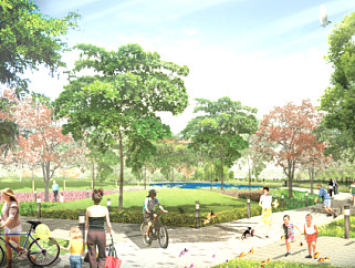 田园城市公园景观设计规划案例