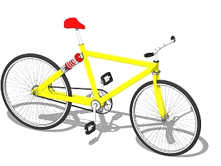 现代<em>自行车</em>su模型，<em>自行车</em>草图大师模型下载