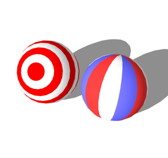 现代皮球玩具草图大师模型，玩具su模型下载