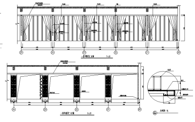 一层中<a href=https://www.yitu.cn/sketchup/canting/index.html target=_blank class=infotextkey><a href=https://www.yitu.cn/su/7825.html target=_blank class=infotextkey>餐厅</a></a>立面图