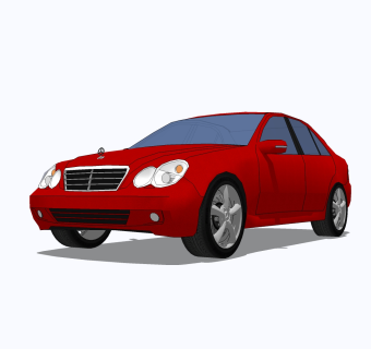 现代汽车免费su模型，现代汽车sketchup模型，汽车草图大师素材下载