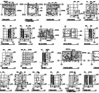 铁路主站高级现代风格贵宾室室内装修施工图