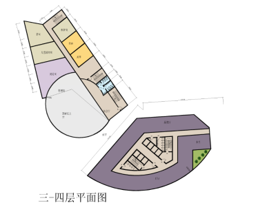 高层现代风格宾馆建筑方案文本及CAD扩初